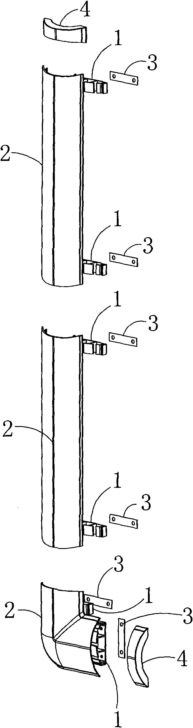 Protective cover capable of rapidly sheltering cables