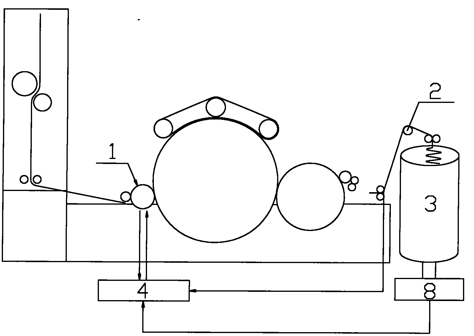 Autoleveling system with cotton silver weighing control and weight control method thereof