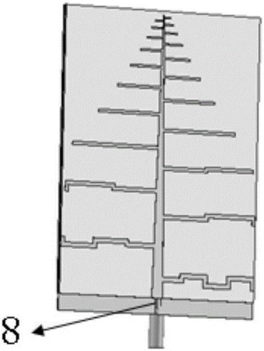 Cavity-backed ultra-wideband antenna device