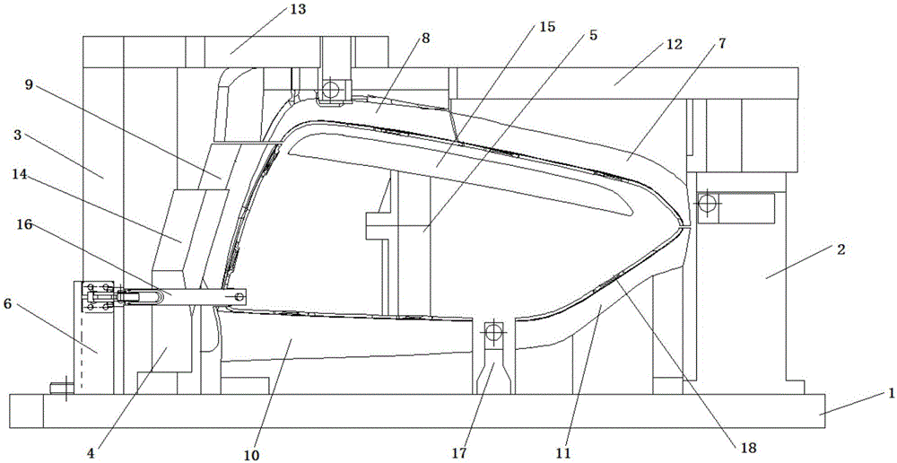 Vertical type vehicle fog lamp body bracket detection device