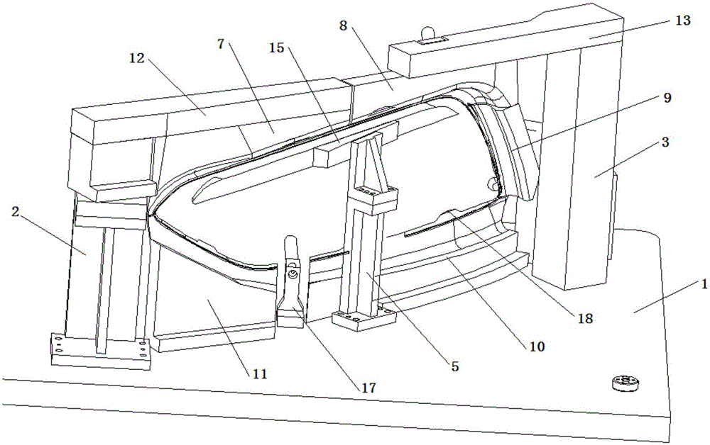 Vertical type vehicle fog lamp body bracket detection device