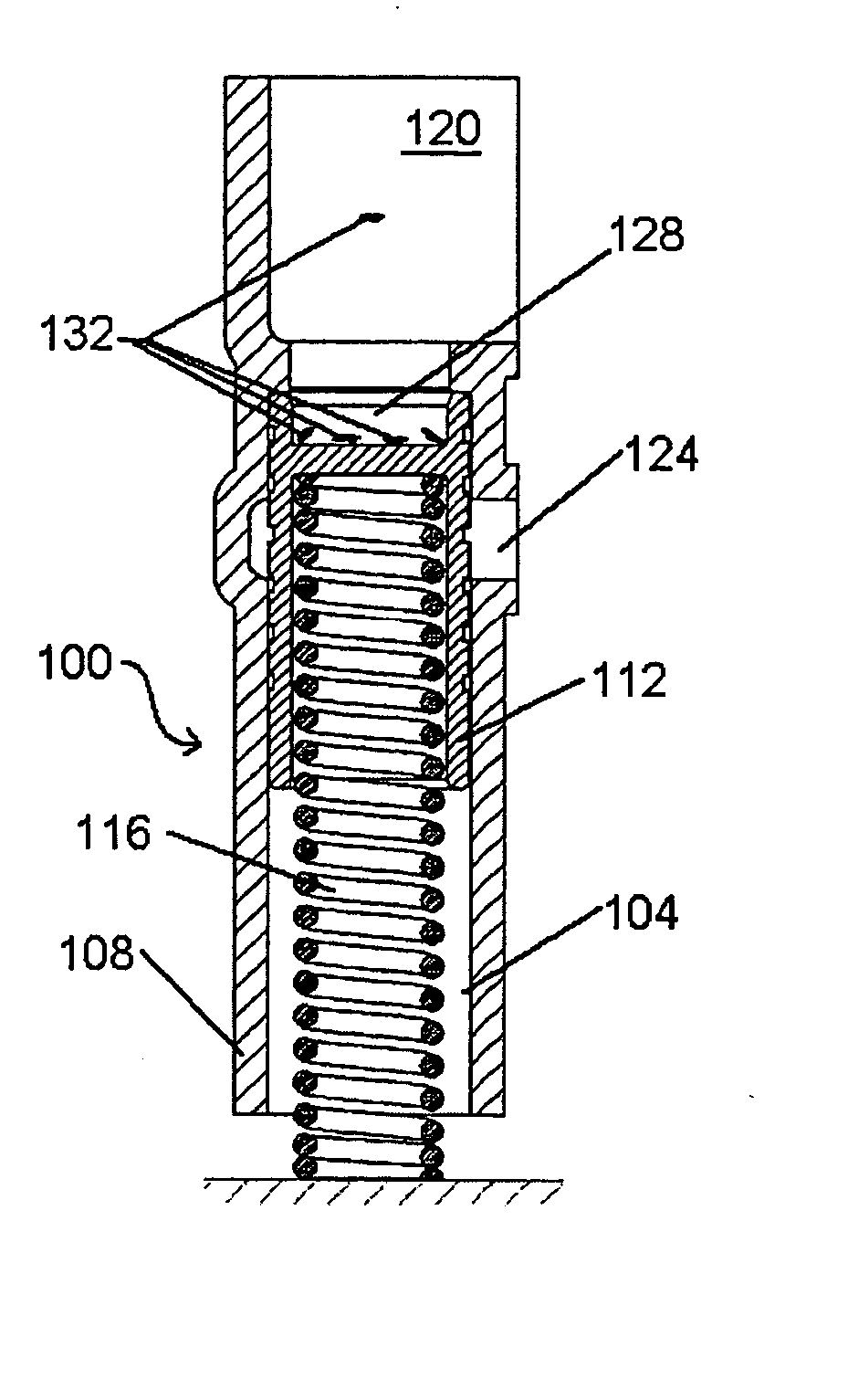 Pressure relief valve with debris trap