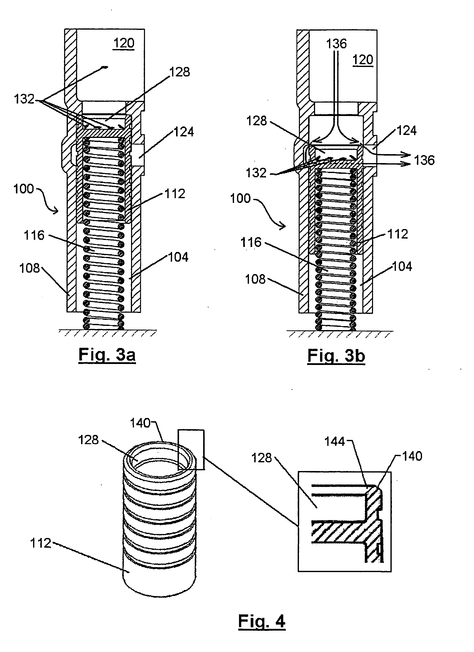 Pressure relief valve with debris trap