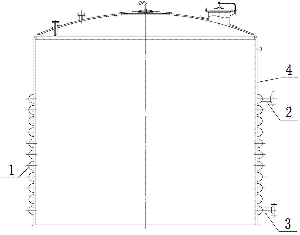 Sodium cyanide storage tank