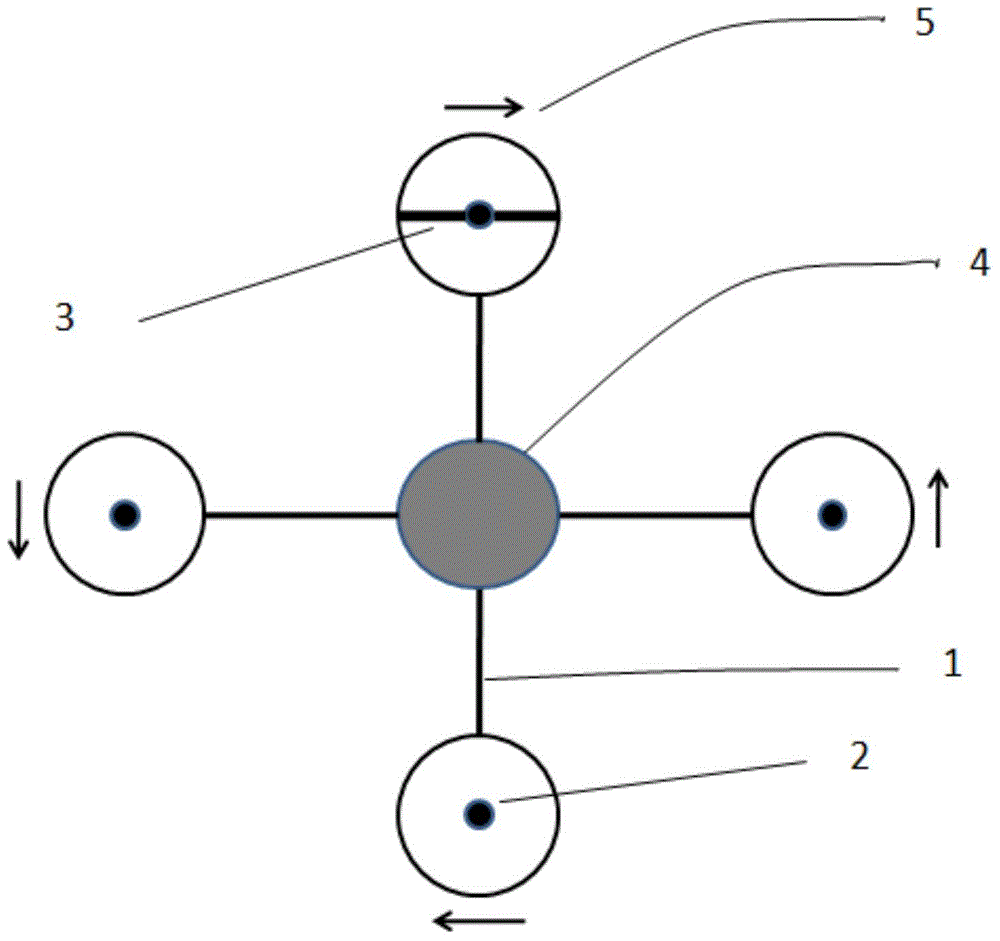 Multi-rotor flight shooting device