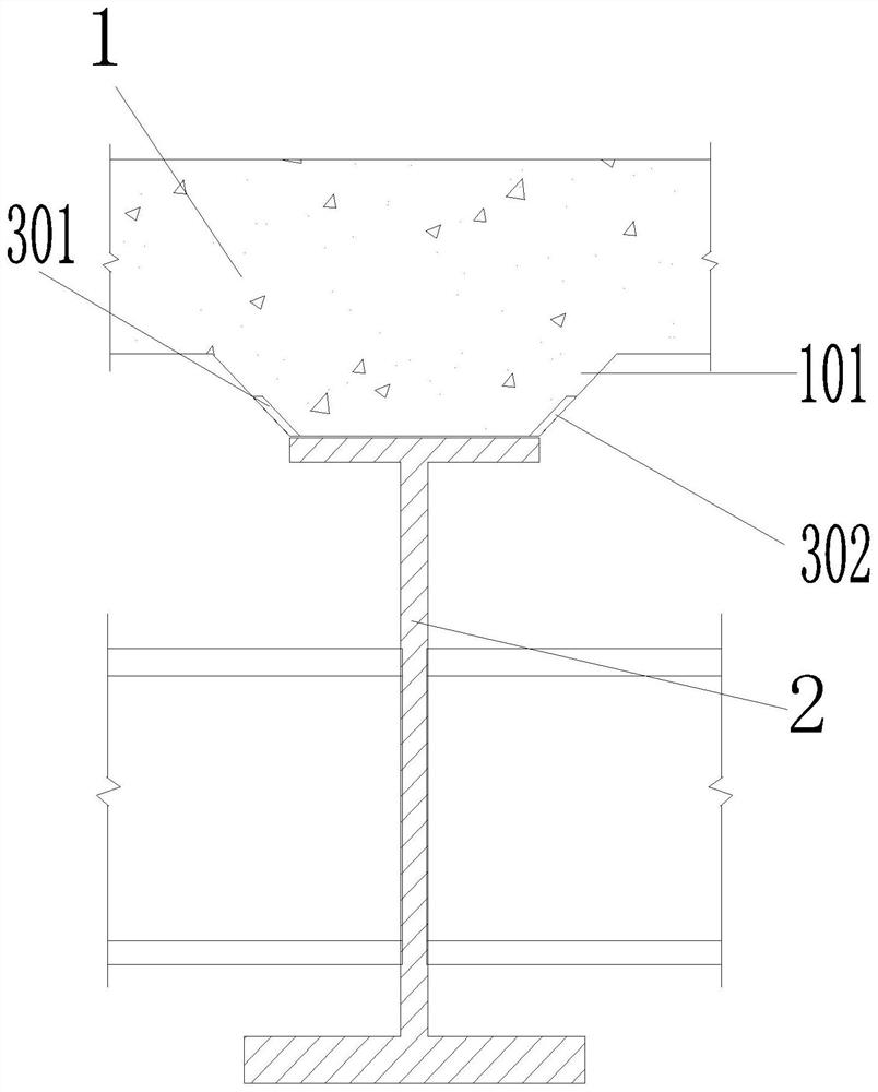 Full-assembly type SBSG shear connection steel-concrete composite beam