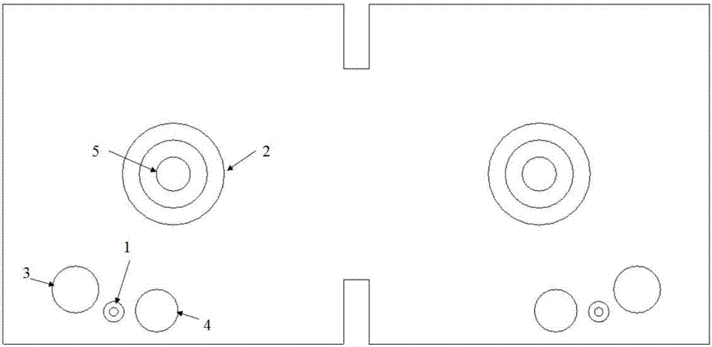 Harmonic inhibition coaxial chamber filter