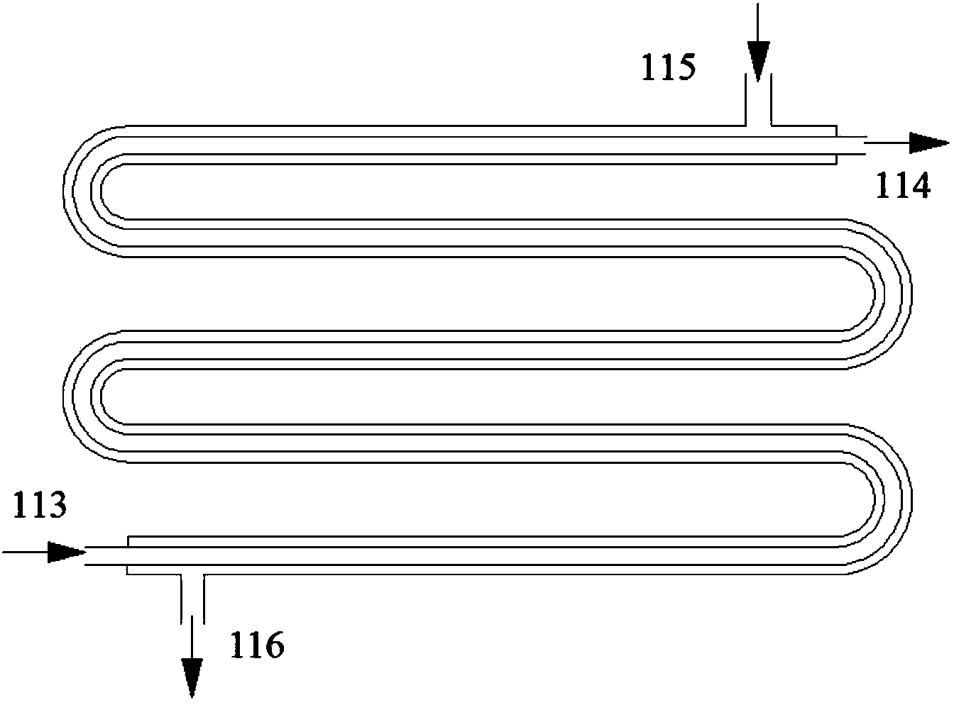 Non-azeotropic hydrocarbon mixture automatic overlapping refrigerating cycle system for double-temperature refrigerator