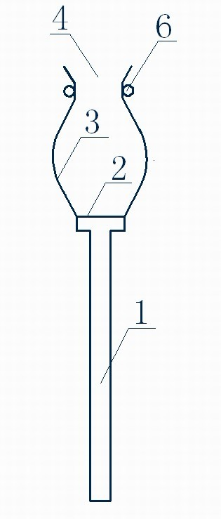 Lamp changing rod