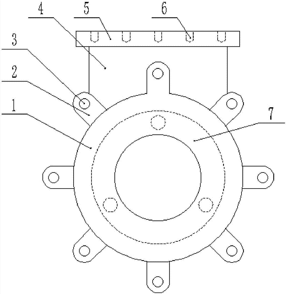 Knife-shaped gate valve body and manufacturing process thereof