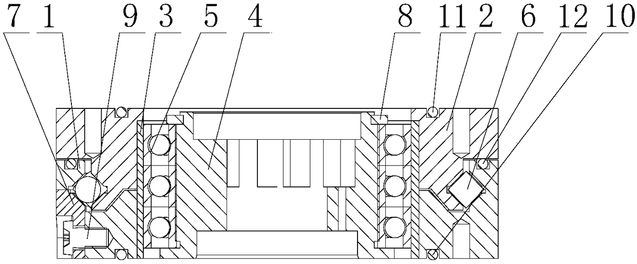 Subminiature harmonic reducer with integration of bearing and harmonic wave