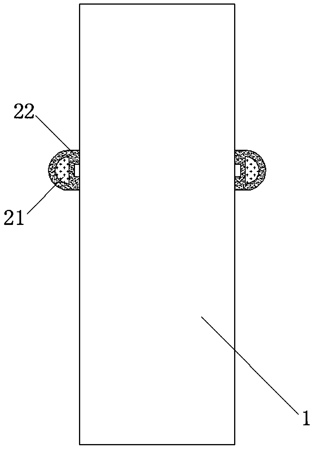 Graphene rubber strain test device and rock strain measurement method