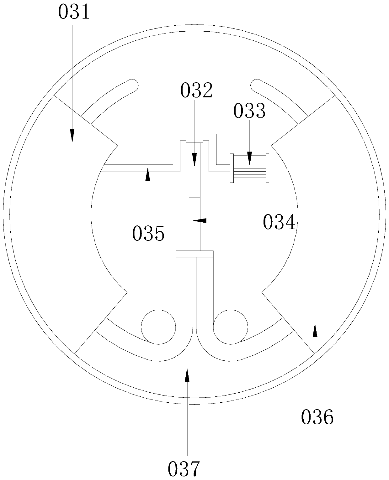 Household garbage incineration device