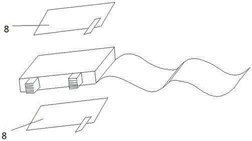 Battery body of lithium battery and prepared first lithium battery