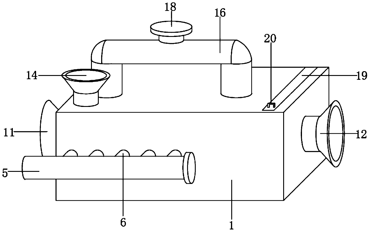 Low-consumption carbon-based catalytic desulfurization and denitrification device for flue gas purification