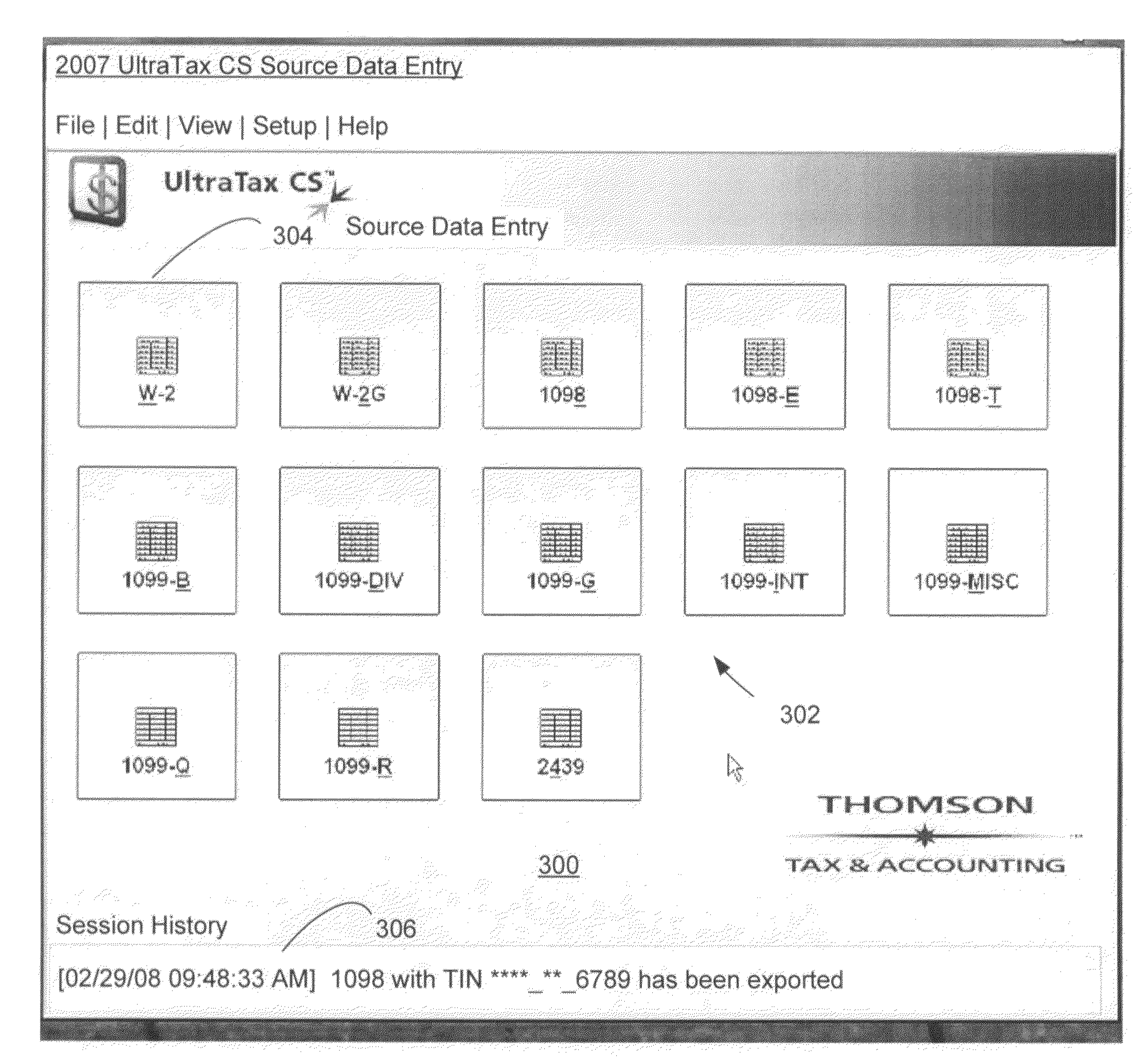 Method and system for source document data entry and form association