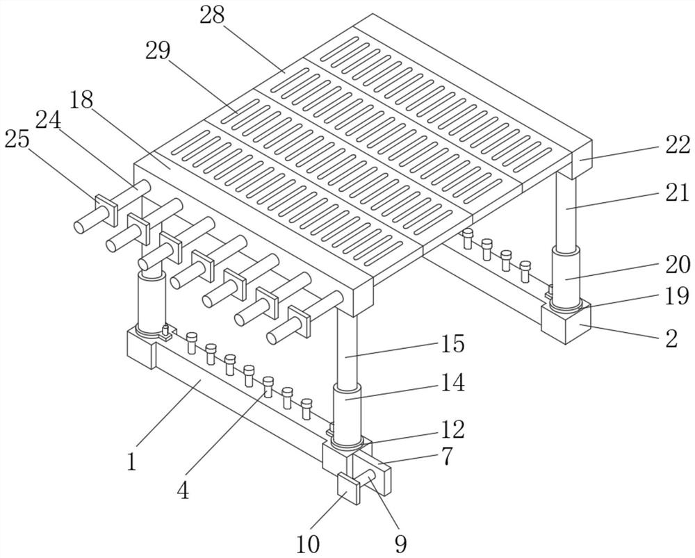 A supporting device for the roof of coal mine working face