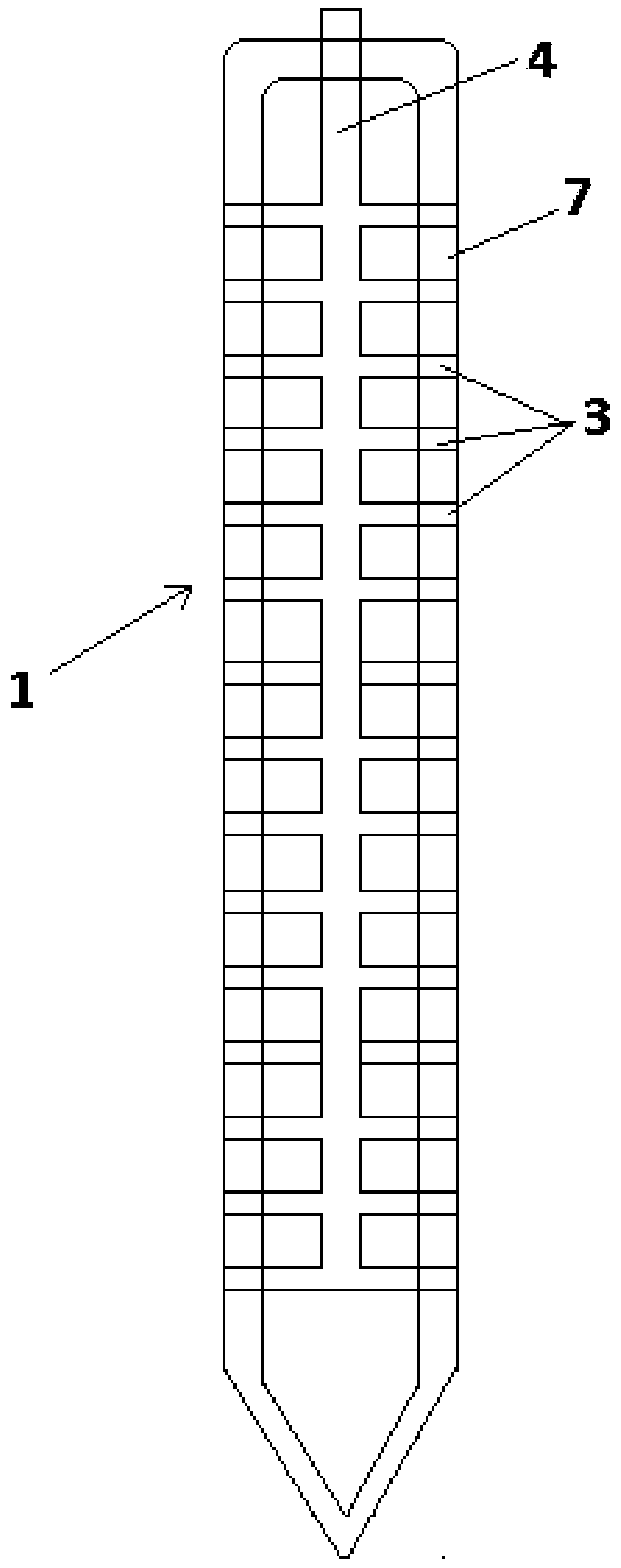 Foundation pit supporting composite retaining wall and construction method thereof