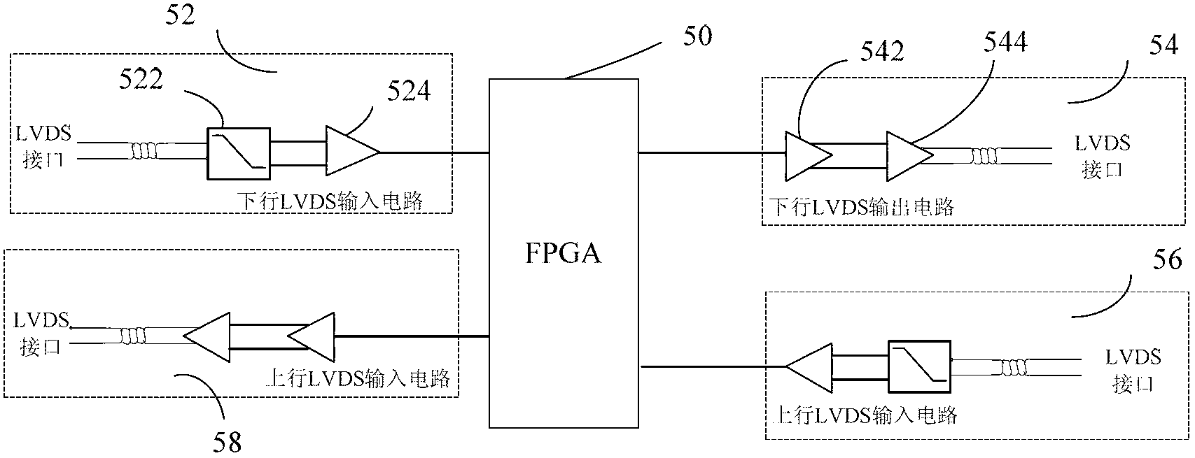 Cascade-collecting-station high-efficiency production line data transmission system used for seismic exploration and data transmission method