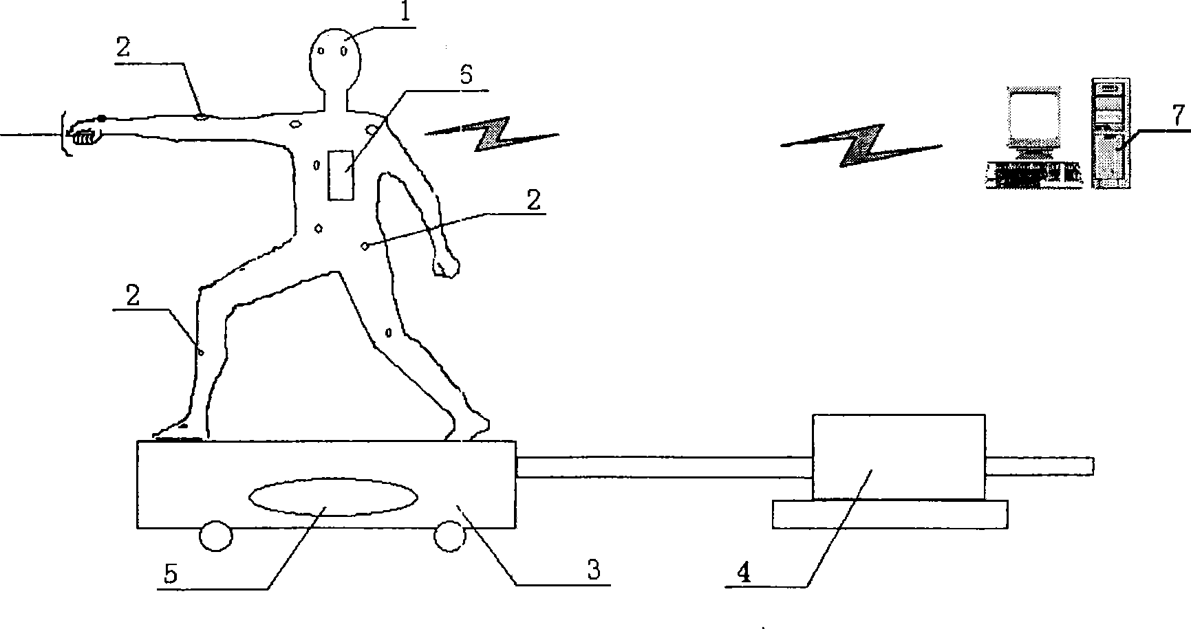 Guidance system for fencing training