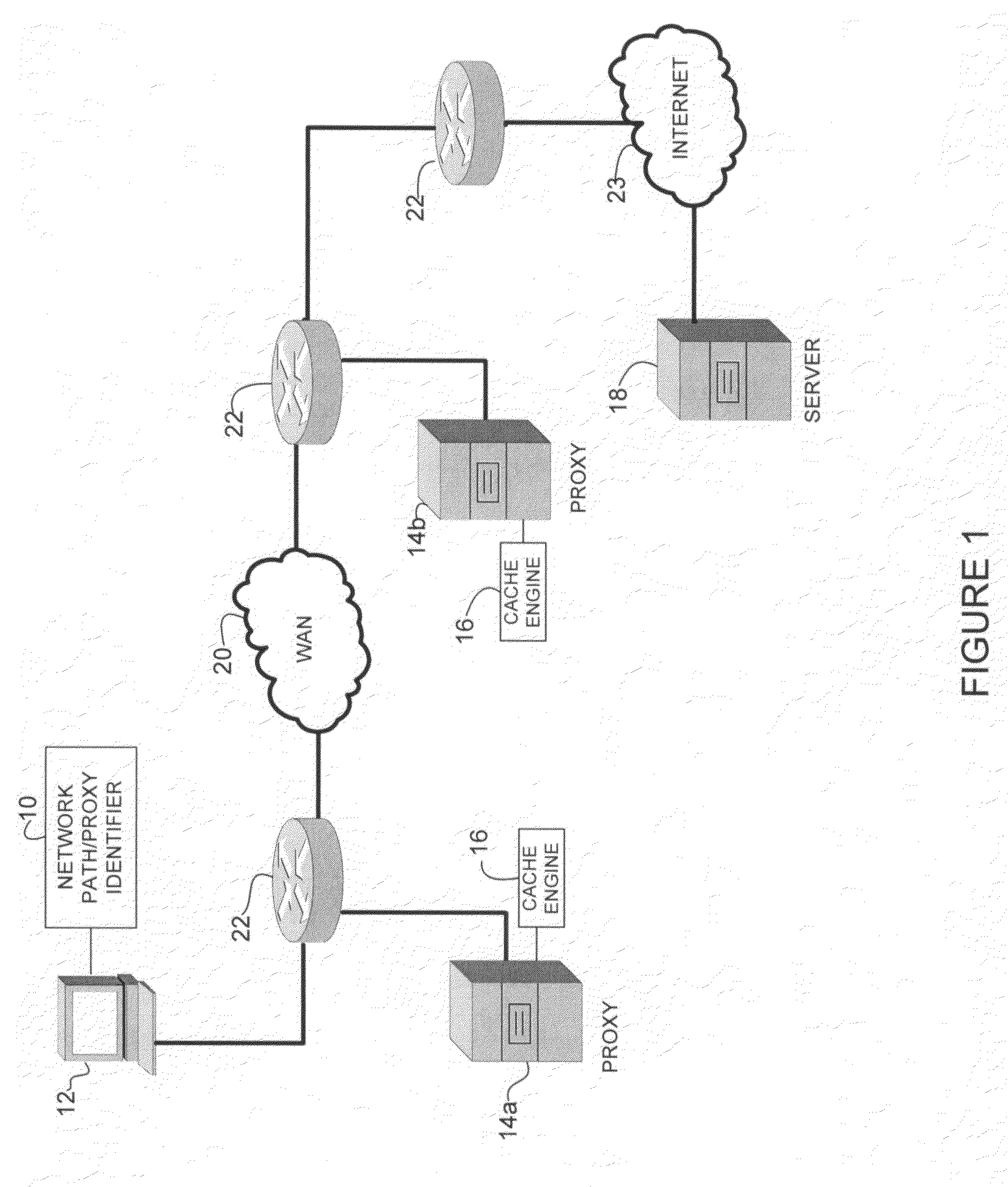 Identifying network path including network proxies