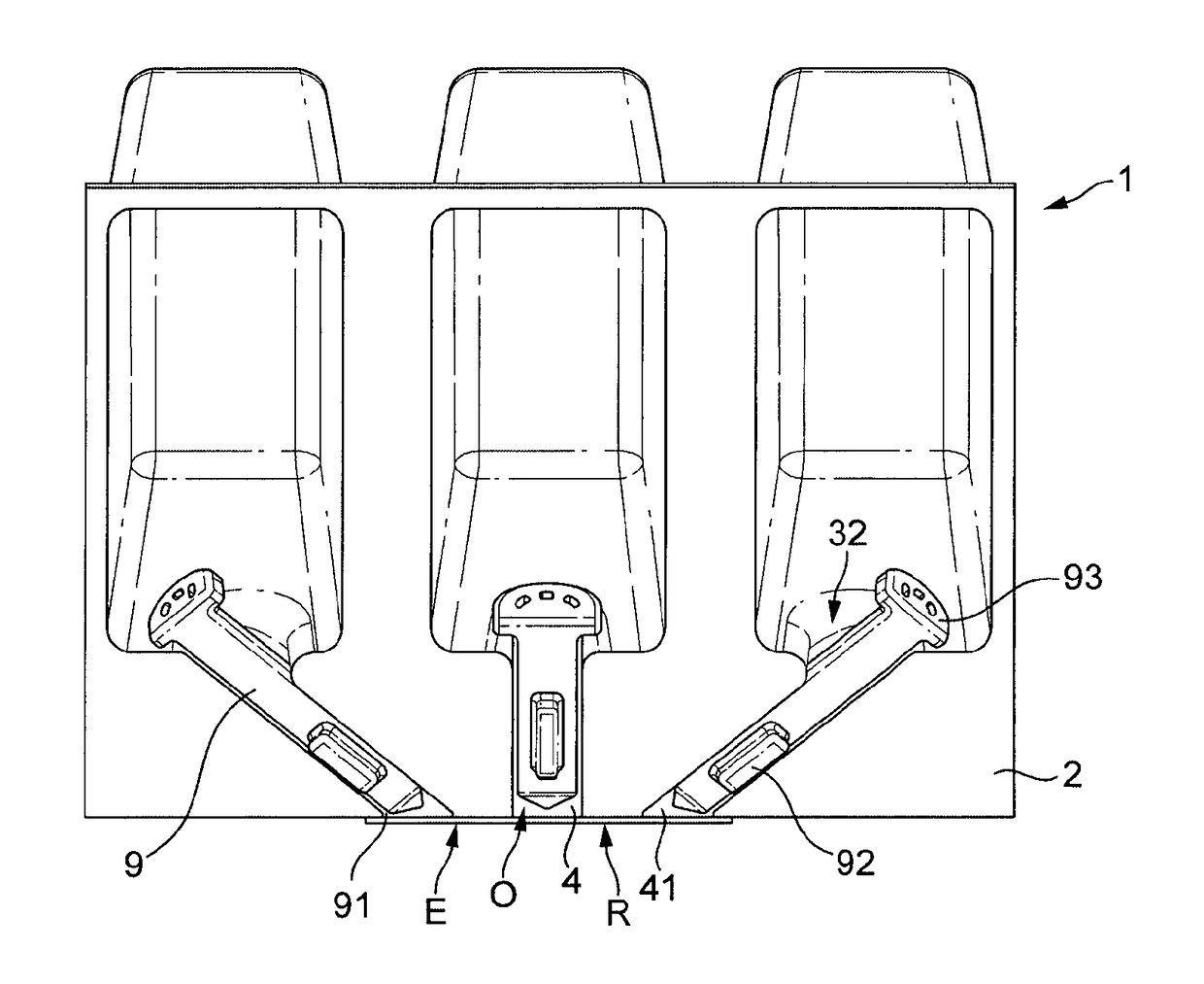 Food or beverage card comprising an actuator