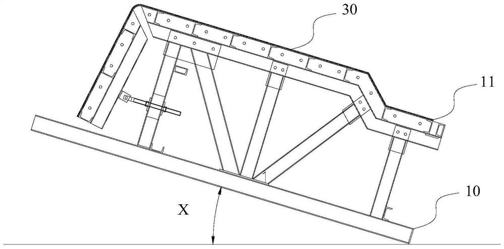 Steel formwork cleaning method and steel formwork cleaning cement mortar