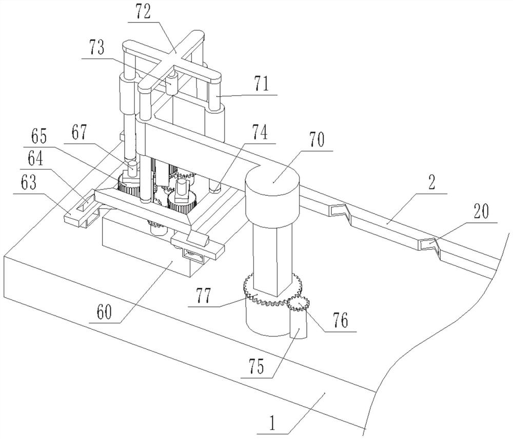 Bending and forming device for a rectangular frame