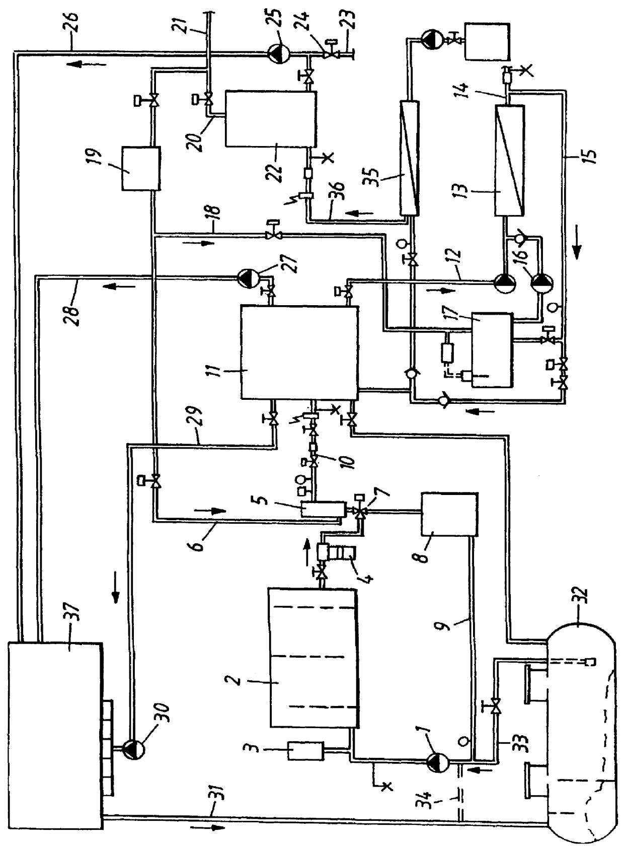 Method and system for cleansing water from oil