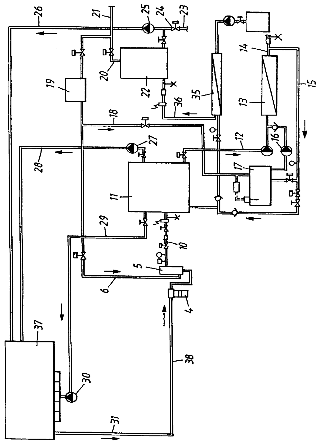 Method and system for cleansing water from oil