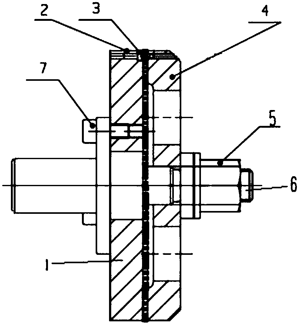 Welding fixture for laser circumferential seam welding of multi-layer thin-wall ring part