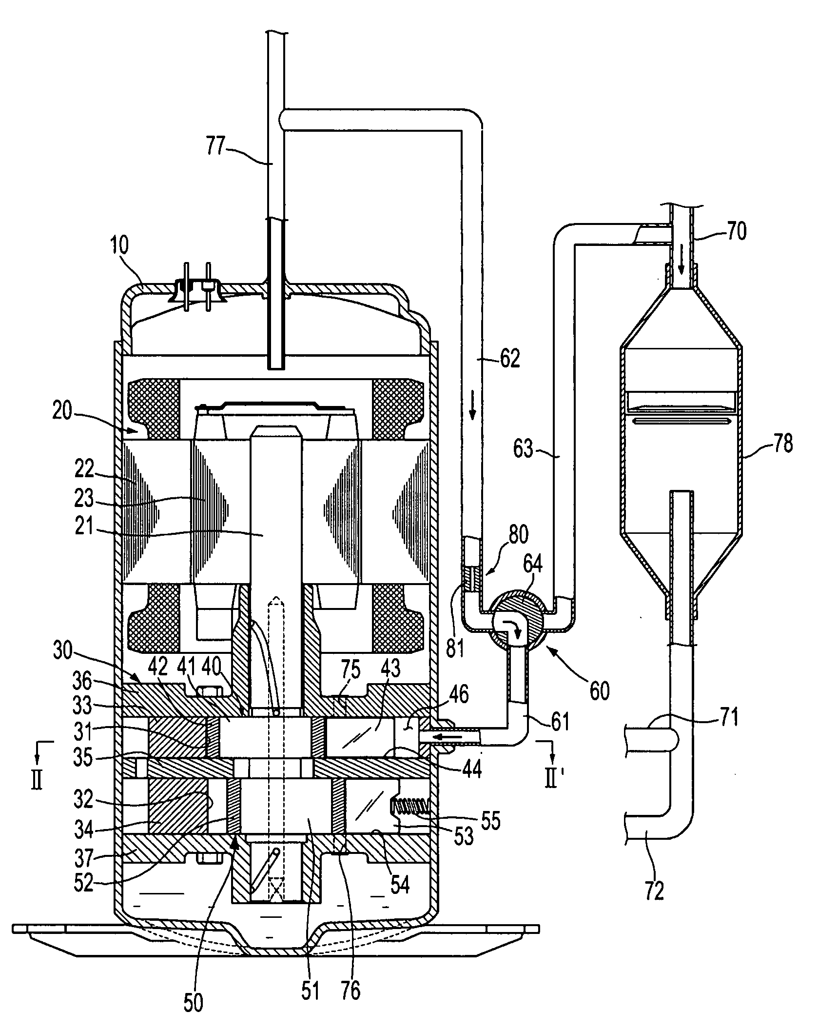 Variable capacity rotary compressor