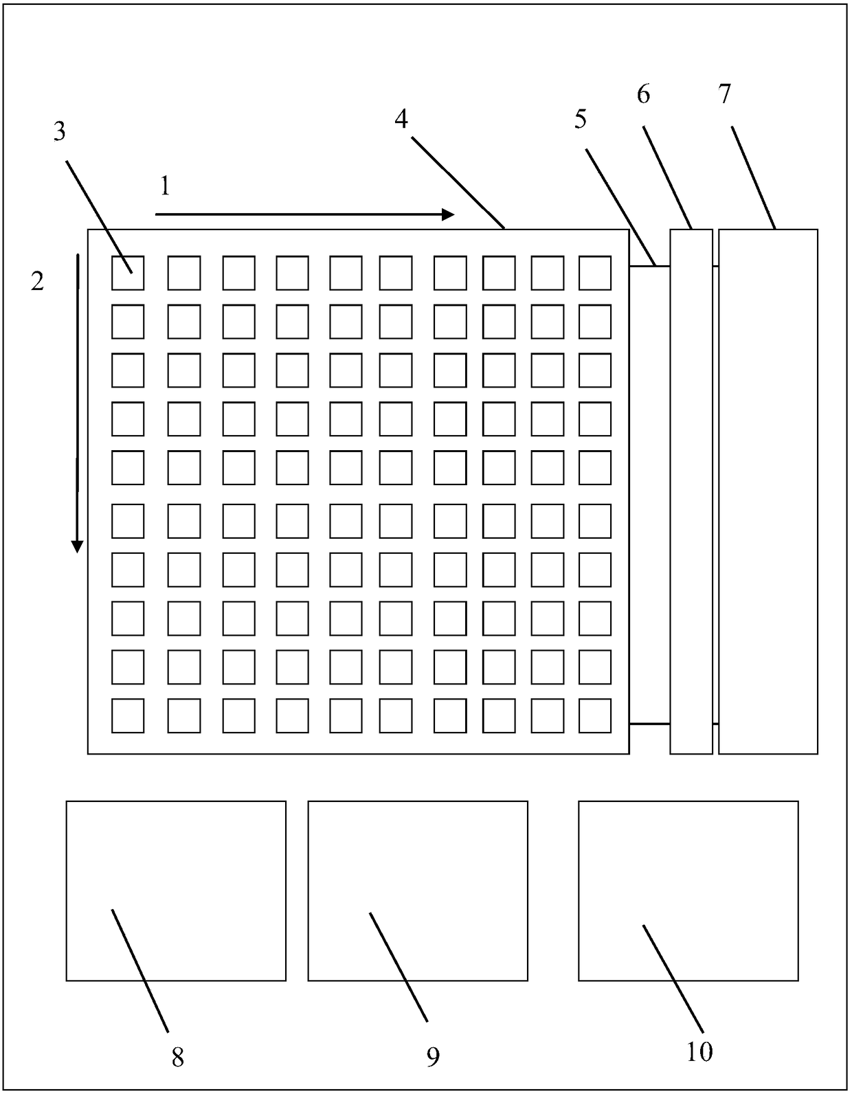 A radio frequency multi-beam intelligent imaging system based on analog-digital hybrid two-dimensional phased array