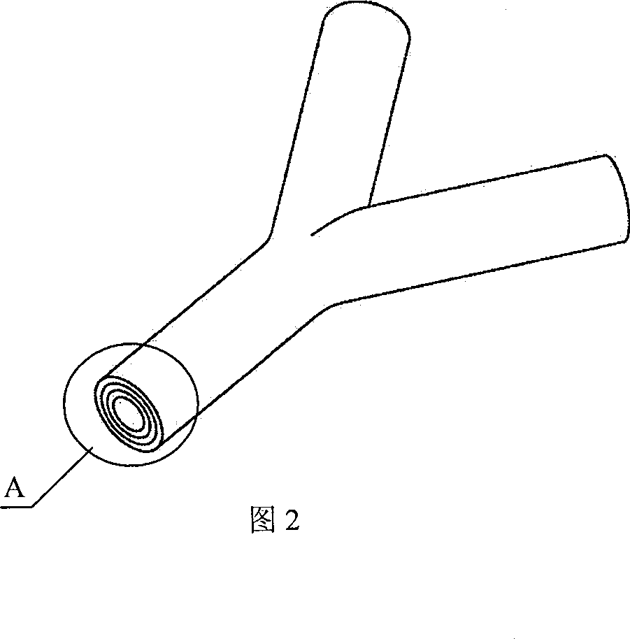 Tissue engineering complex grid shape stent forming method base on core dissolving technology