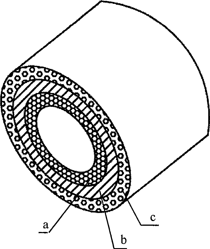 Tissue engineering complex grid shape stent forming method base on core dissolving technology