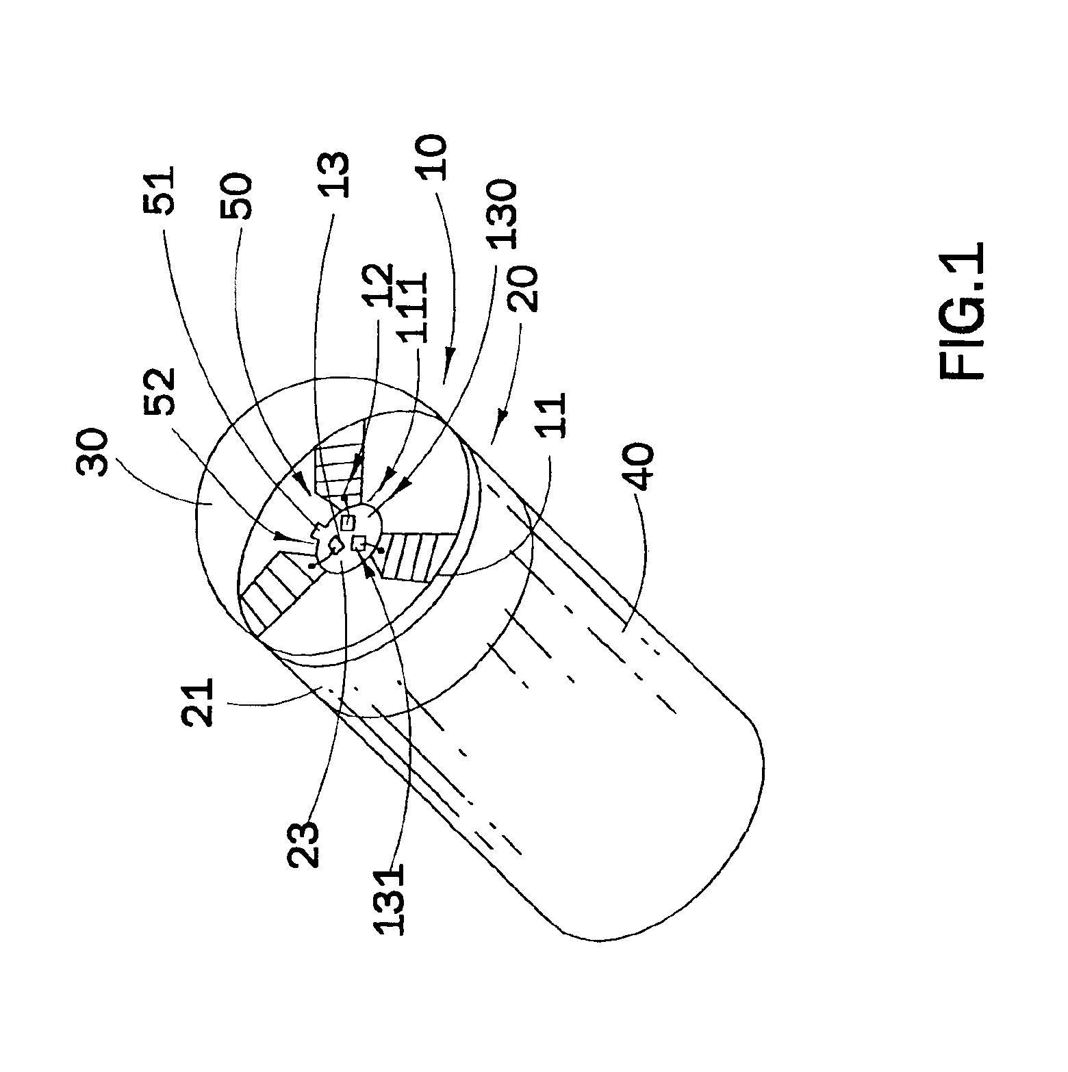 High intensity light source arrangement