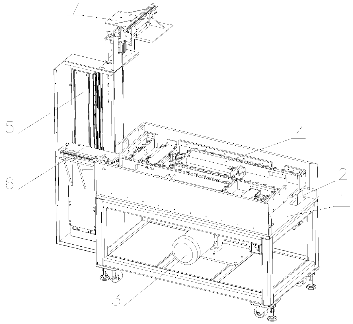 Cementing automatic feeding device