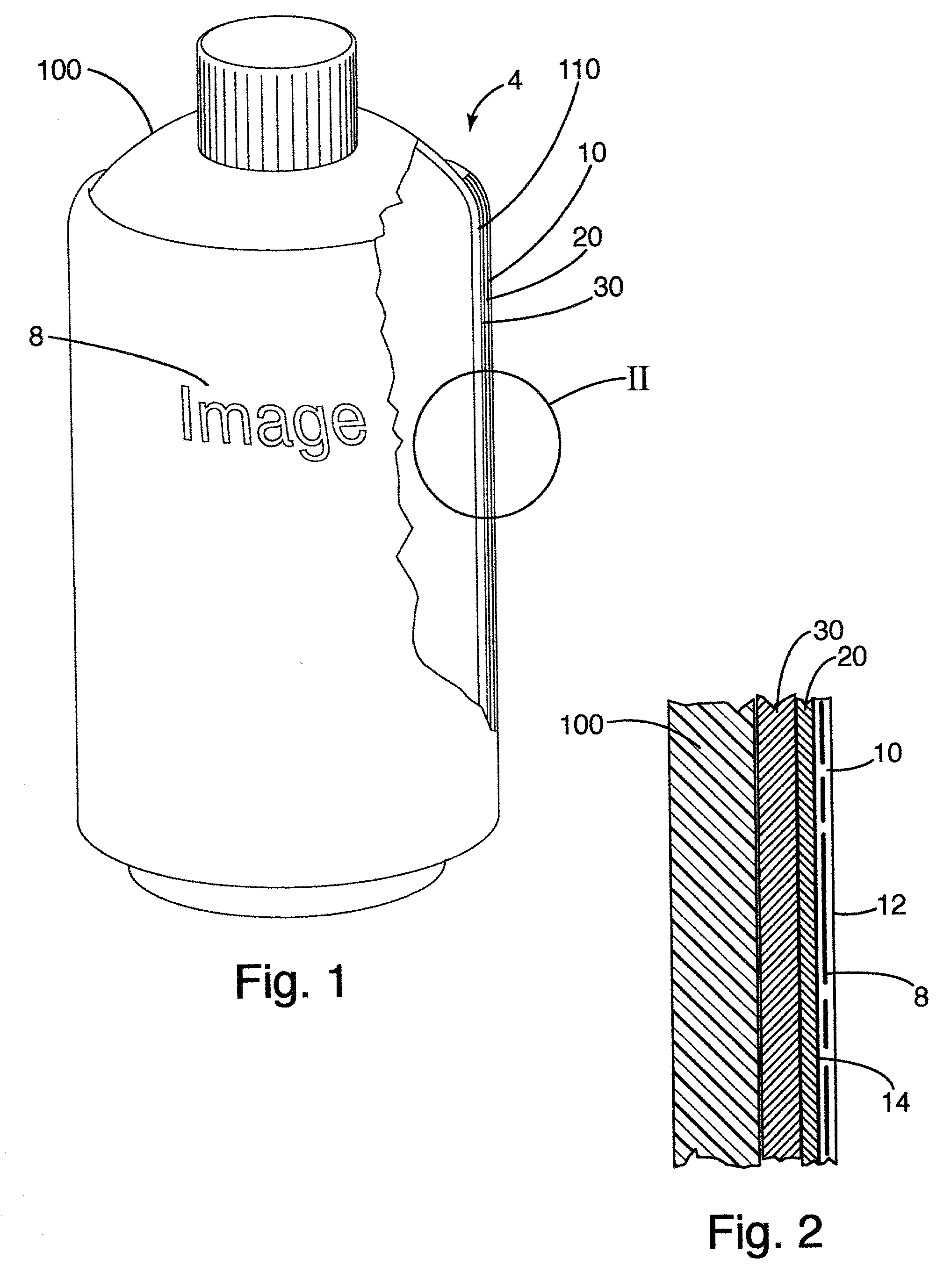 Metalized shrink label and related method of manufacture