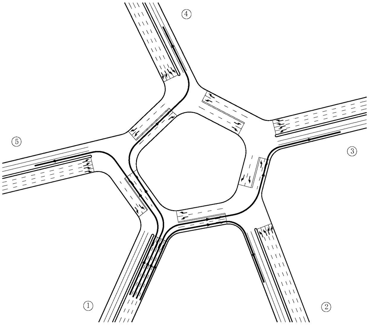 Method for passing motor vehicles at multiple intersections with decentralized signal control organization