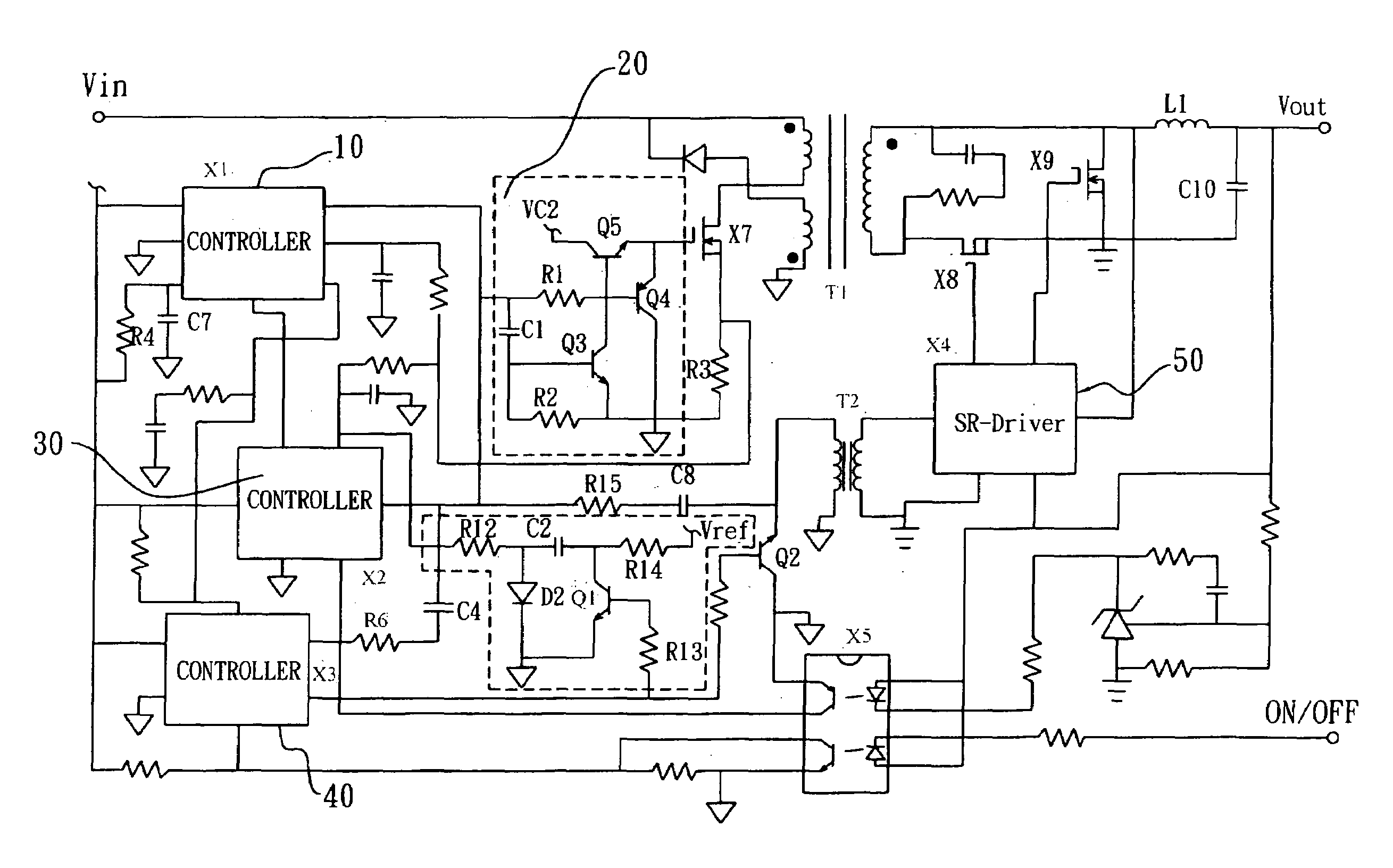 Forward converter with synchronous rectifier and reverse current control