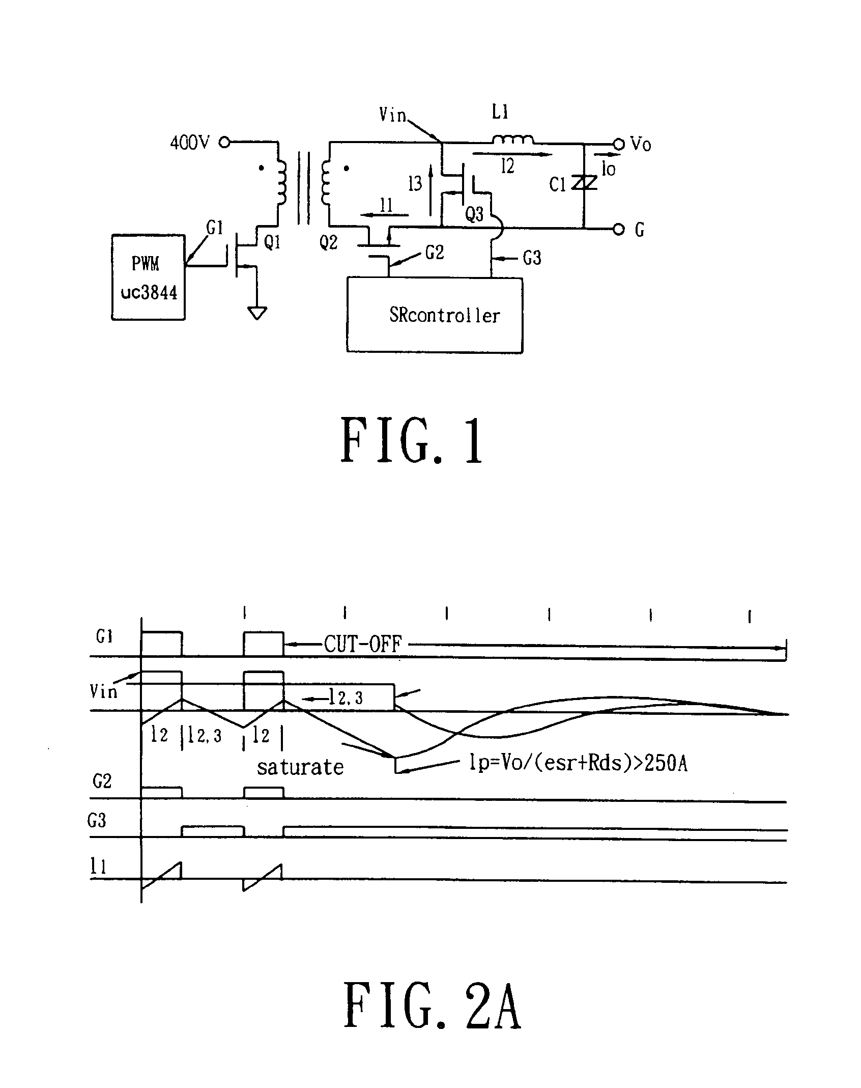 Forward converter with synchronous rectifier and reverse current control