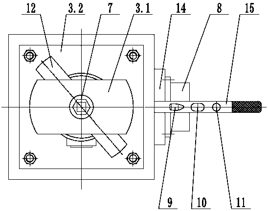 Movable mounting and dismounting device for mounting and dismounting bottom bolts of large equipment