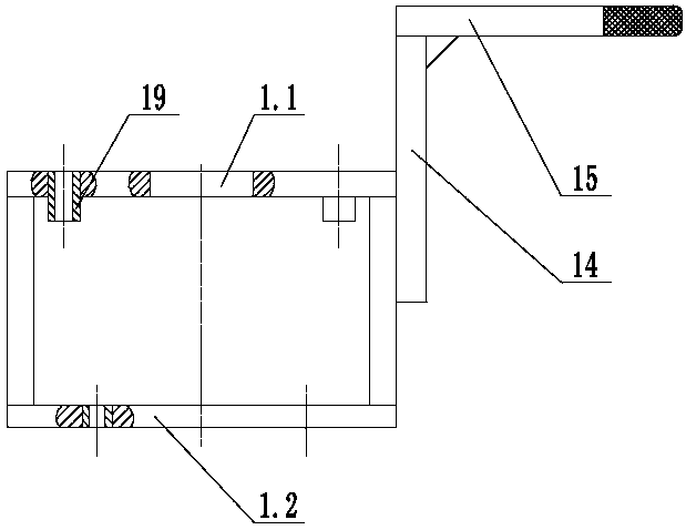 Movable mounting and dismounting device for mounting and dismounting bottom bolts of large equipment