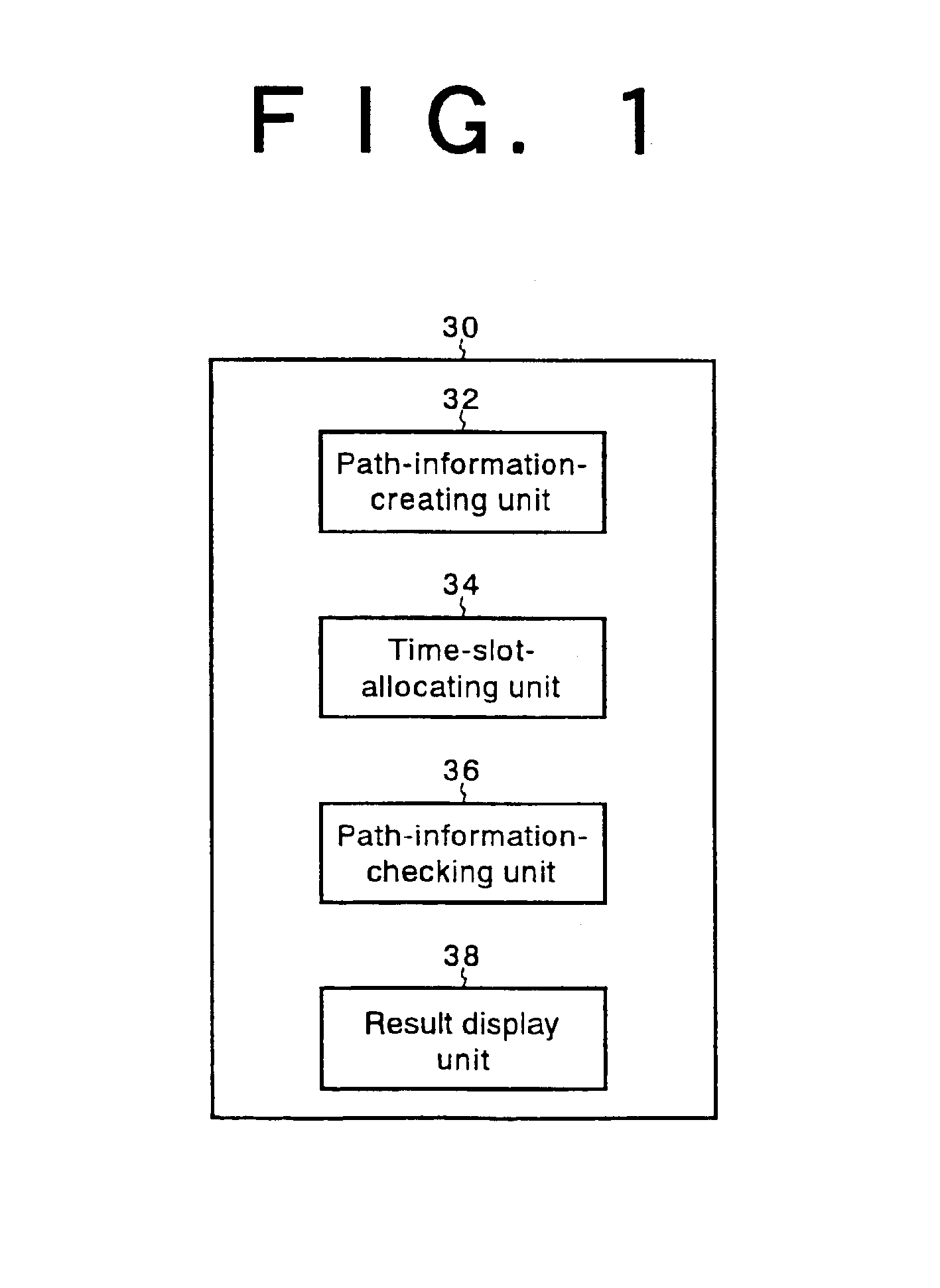 Intensive management apparatus for checking path validity in time-sharing multiplexing network