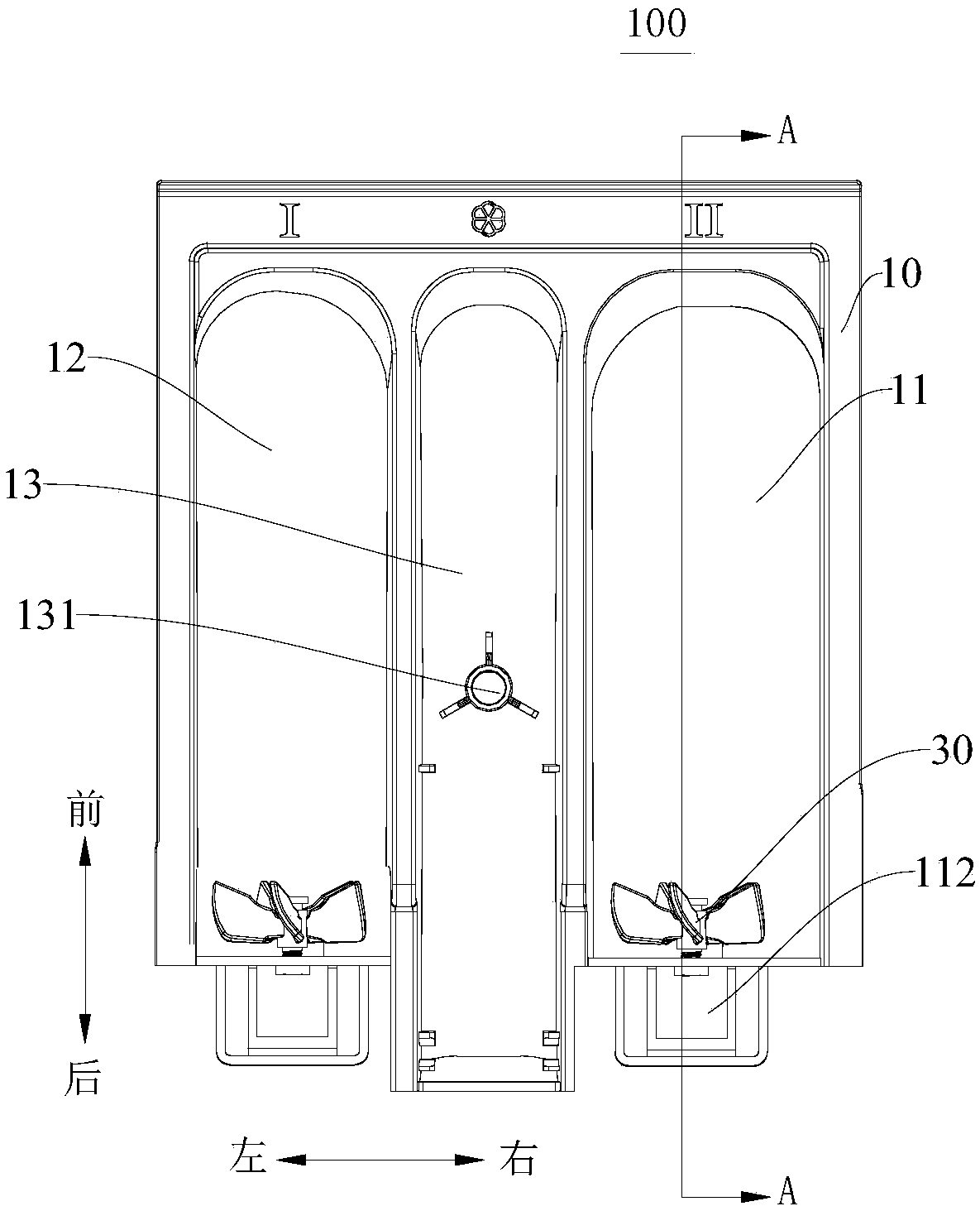 Dissolving box assembly of washing machine and washing machine with same