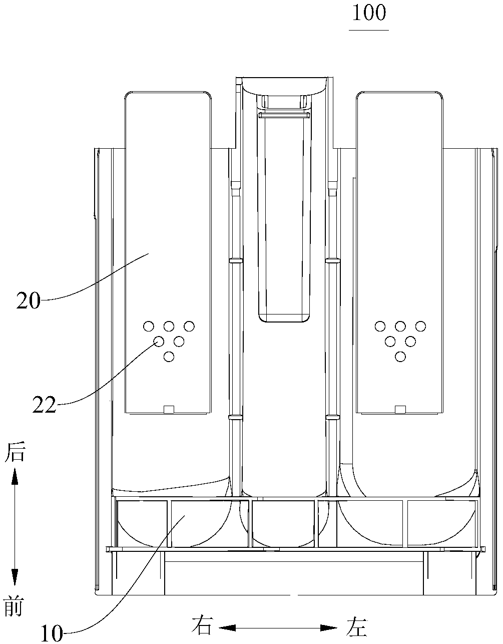 Dissolving box assembly of washing machine and washing machine with same