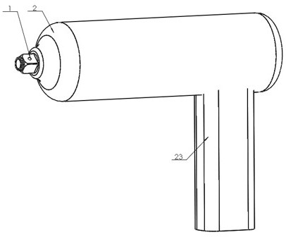 Torque wrench with extremely low counter-acting force to operator