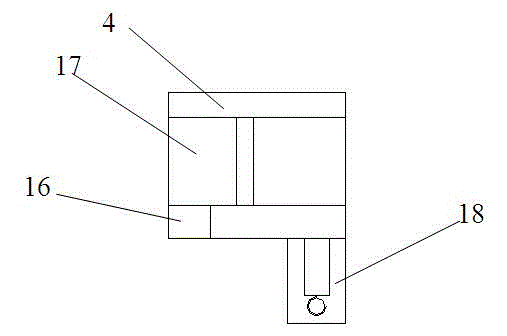 Automatic feeding device for pressing engine cylinder head locking clamp