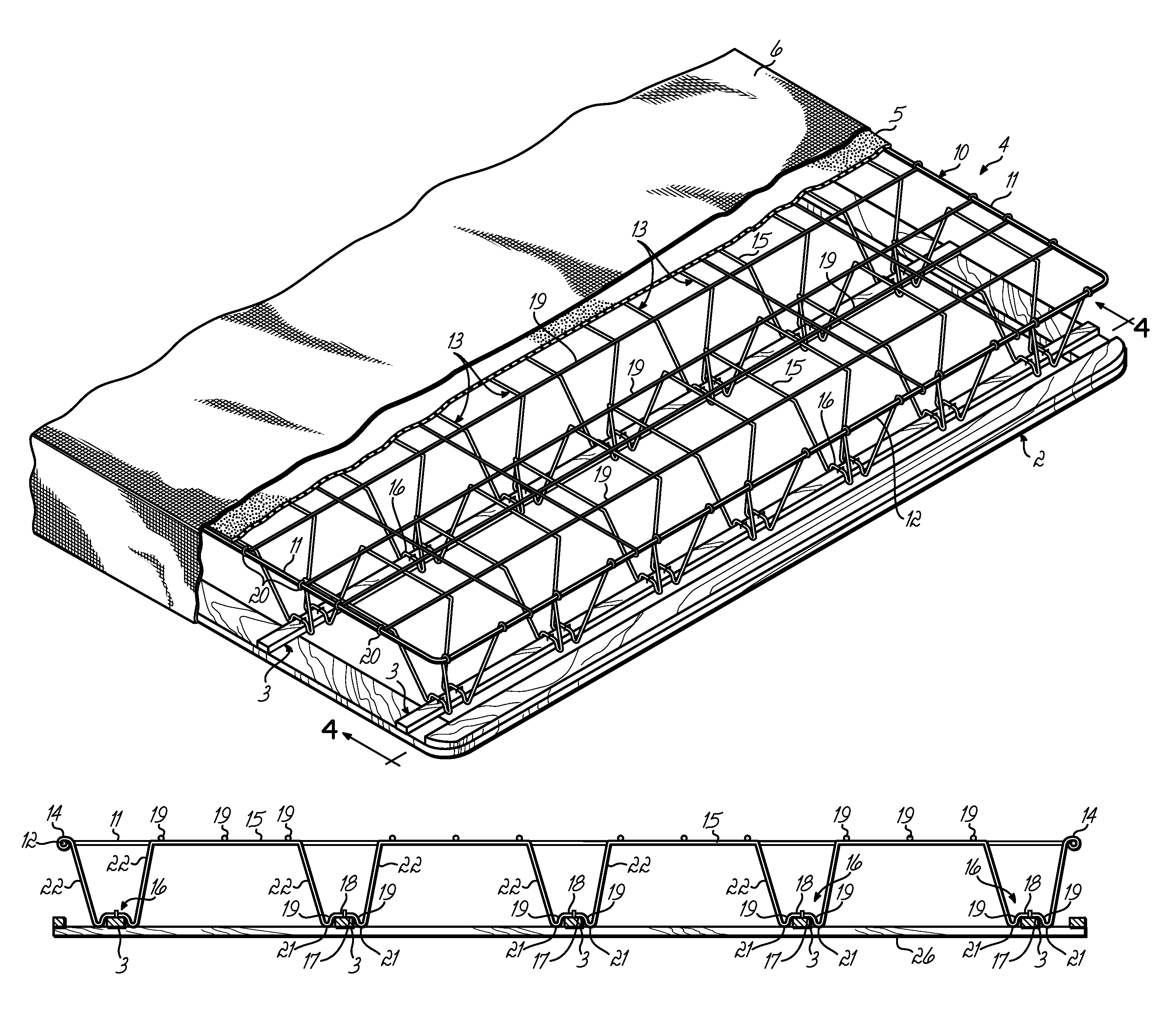 Bedding foundation