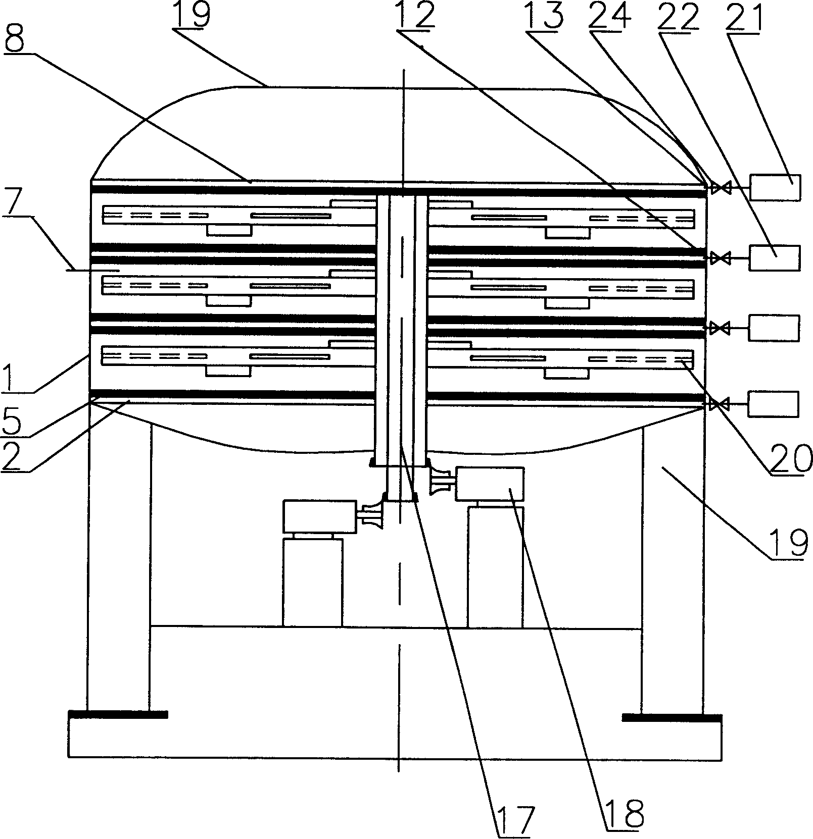 Modular solid state fermentation reactor